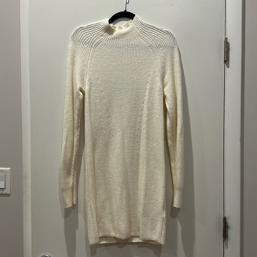 Women's Abercrombie
Long-Sleeve Mockneck Mini Sweater Dress